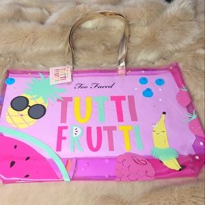 Too Faced Tutti frutti Tote Bag